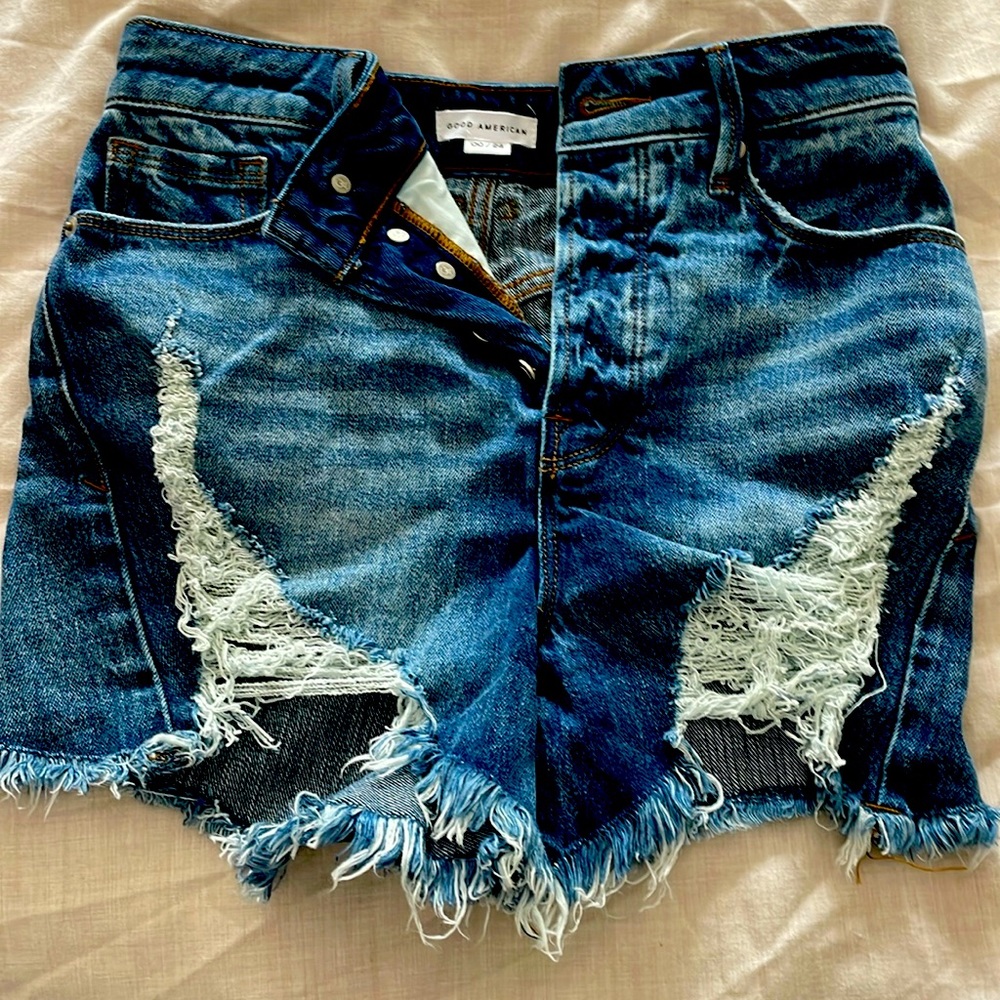 Good America Jean shorts
